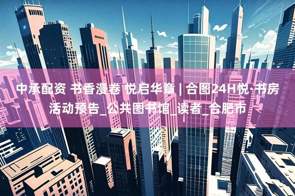 中承配资 书香漫卷 悦启华章 | 合图24H悦·书房活动预告_公共图书馆_读者_合肥市